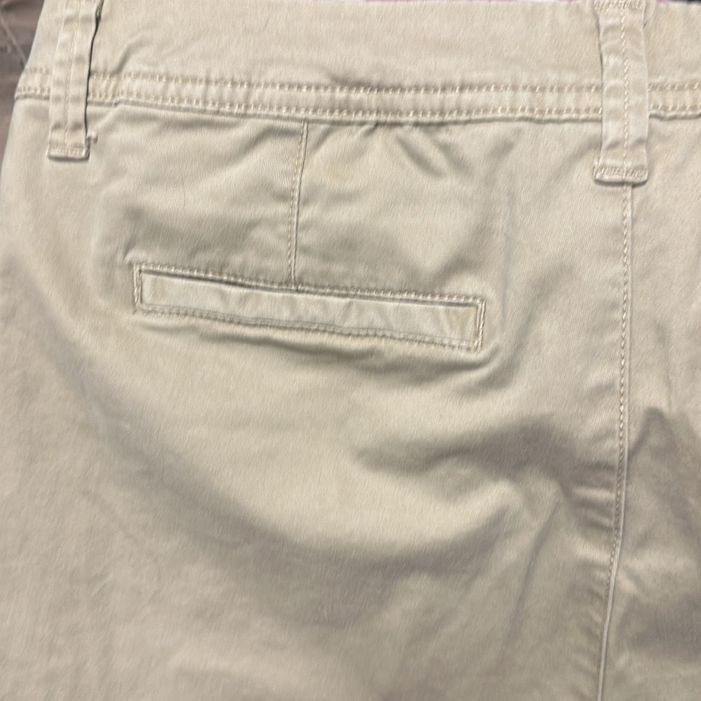 A New Day Tan Chinos Straight-Leg Cotton Blend Flat Front Comfortable and Dressy - Picture 7 of 7